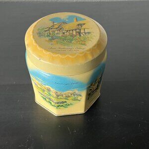 Vintage Metal Thorne's Toffee Tin // Scenes of the UK // Made in England